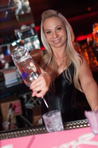 A gorgeous waitress will present your bottle service and help get you started.